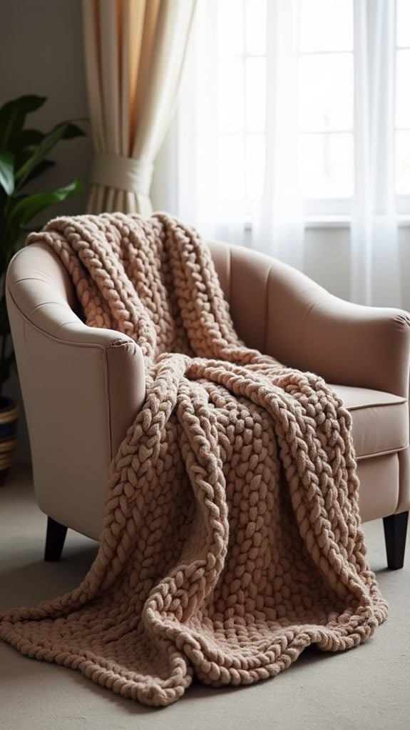 simple solid color blanket