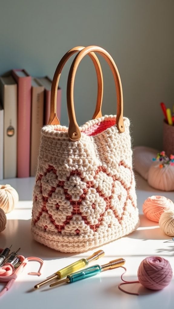 stylish handmade crochet bags