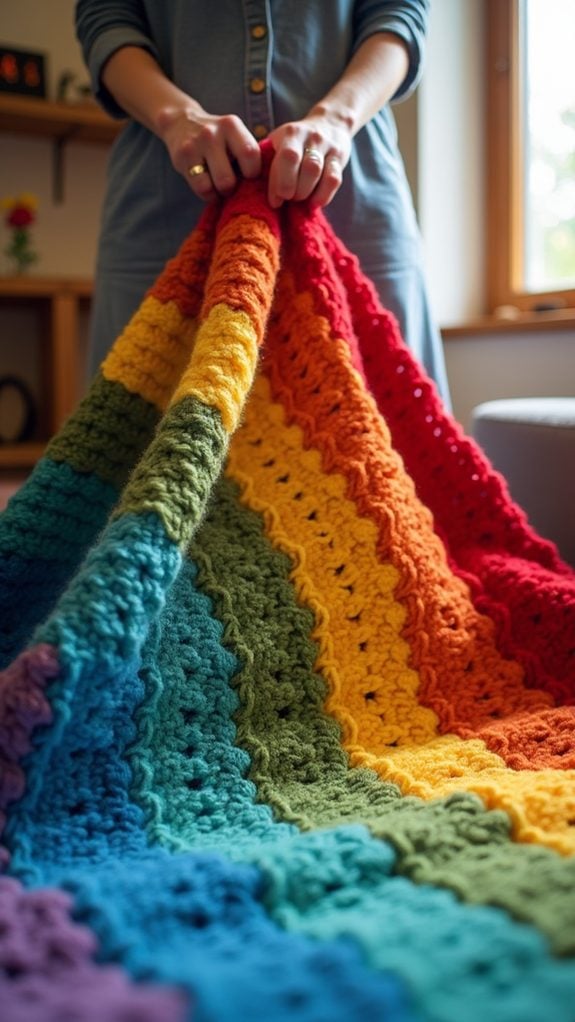 vibrant geometric color scheme