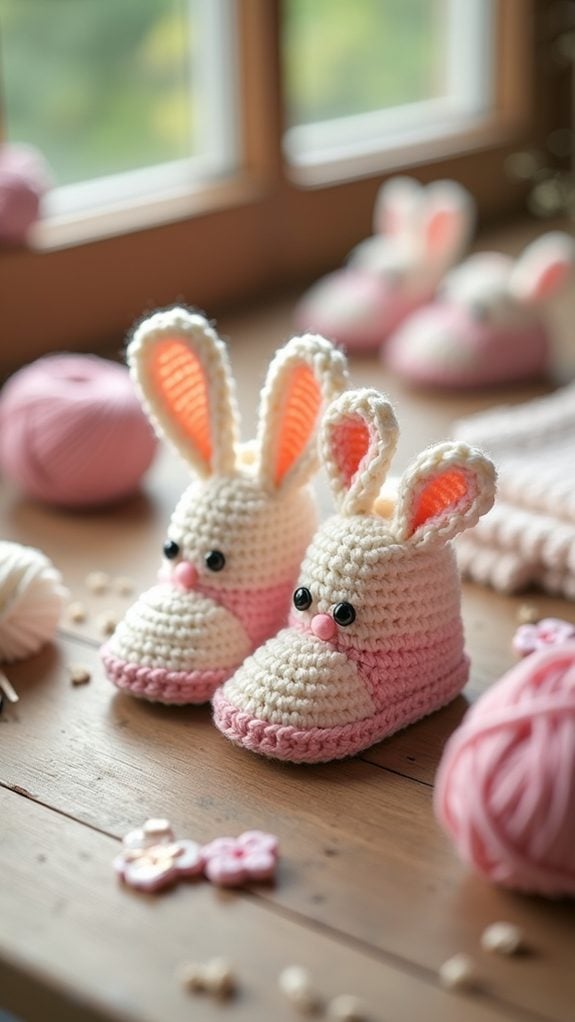 adorable baby bunny footwear