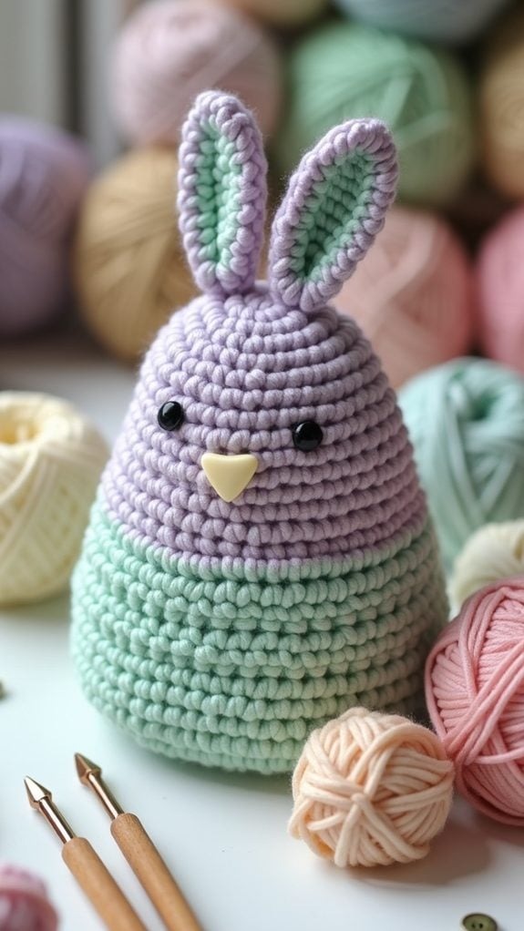adorable crochet bunny bag
