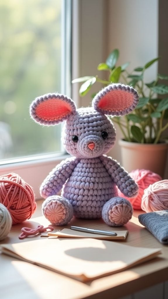 adorable crochet bunny toy