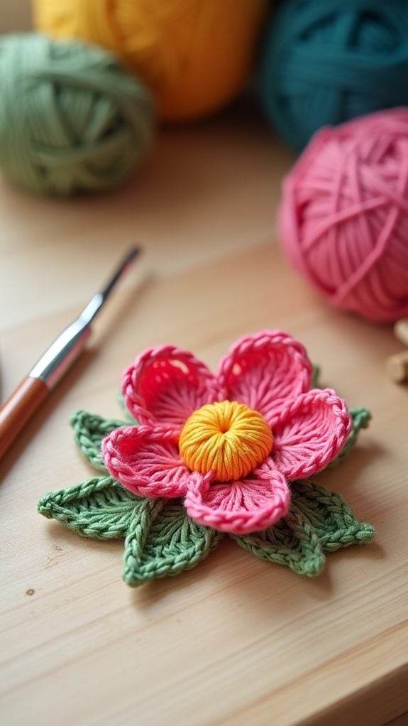 adorable tulip brooch design