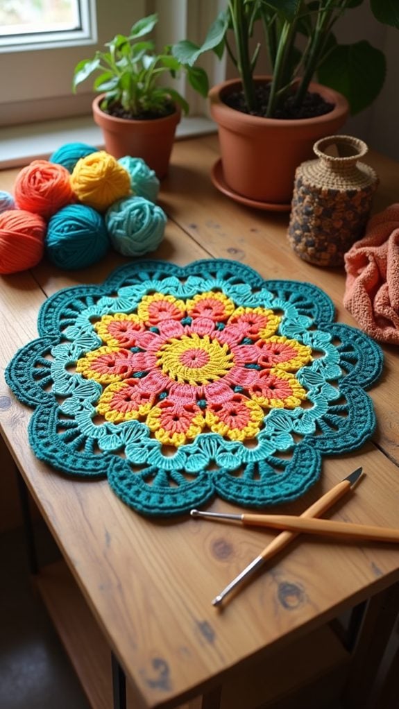 bohemian dreamcatcher mandala design