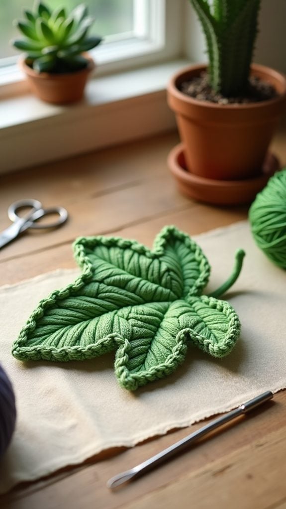 botanical design jewelry accessory