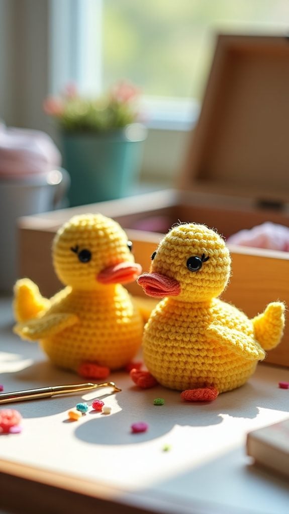 charming duck shaped bookends