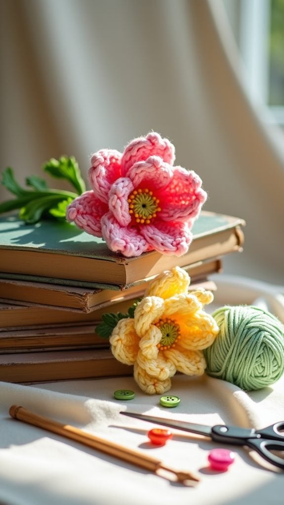 charming floral reading accessory