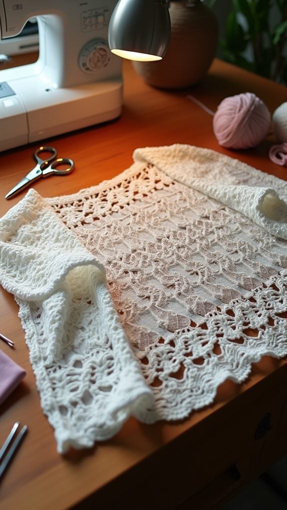 chic nighttime crochet design