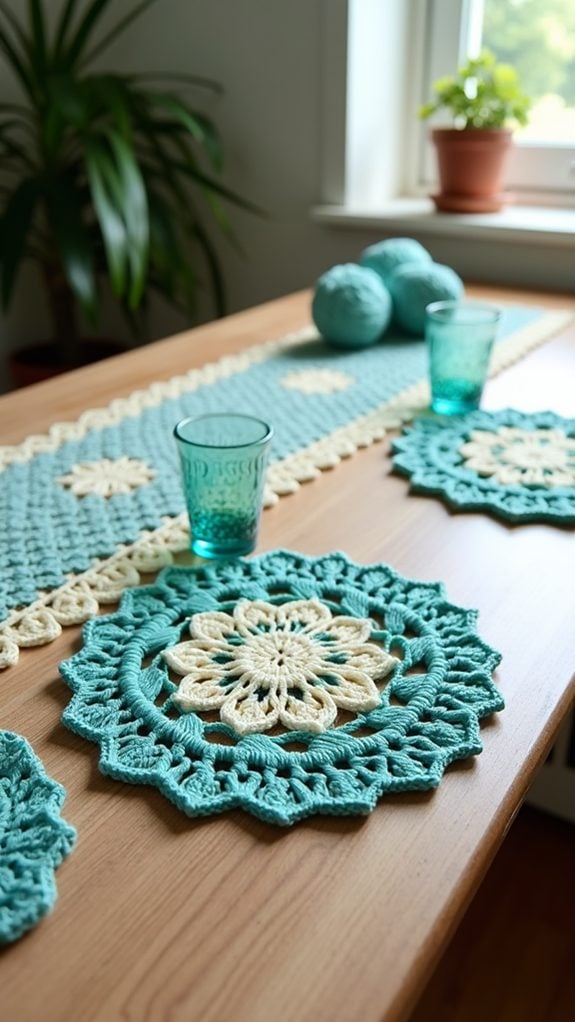 coordinated table decor sets