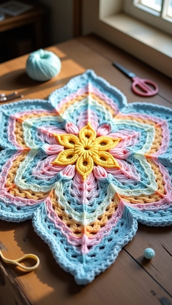 cozy crochet star blanket