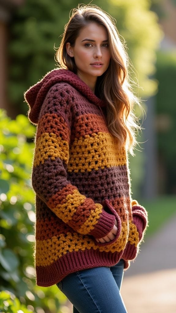 cozy handmade sweater hoodie