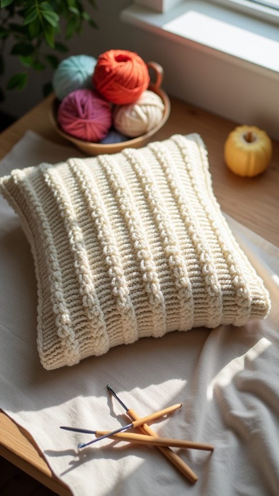 cozy knit fabric design