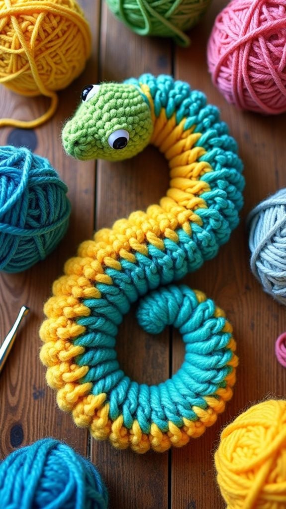 cozy soft serpent toy