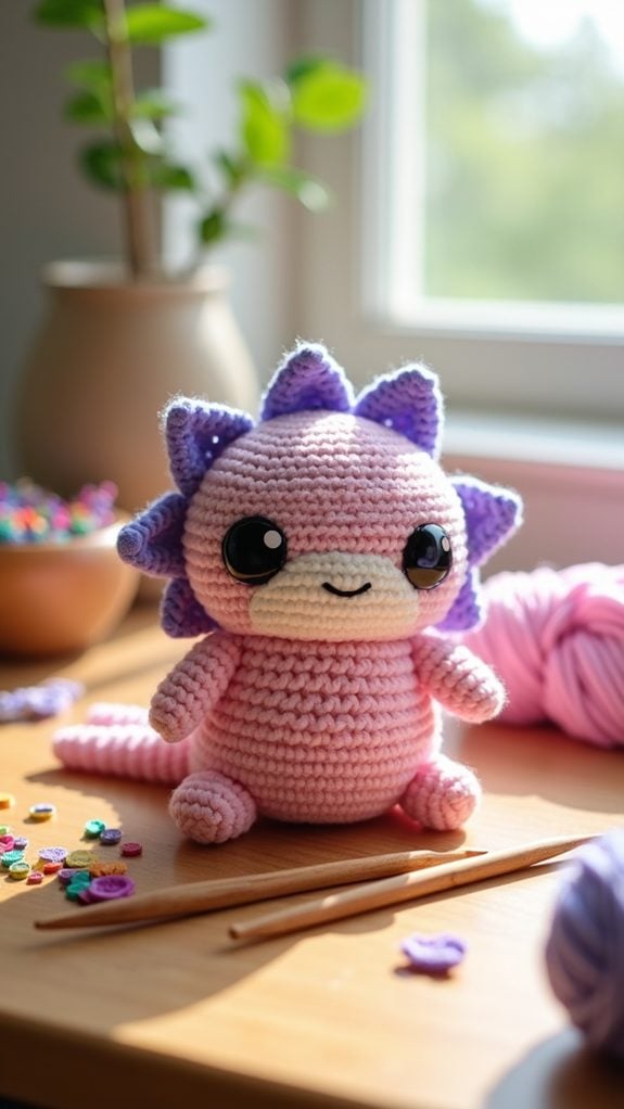 create axolotl plushie guide