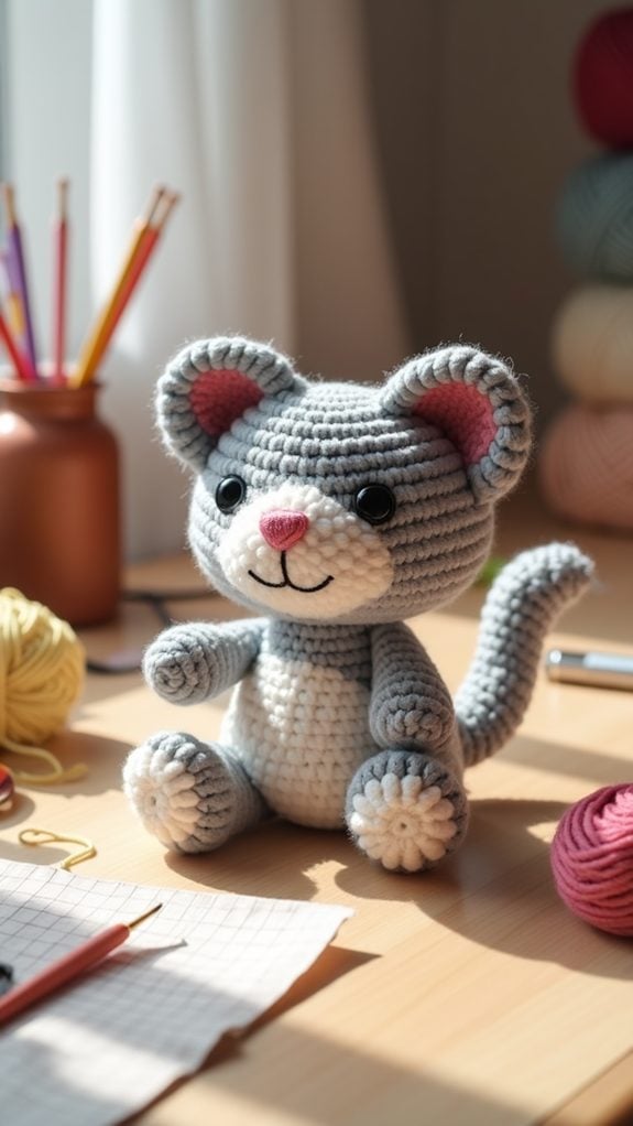 creative crochet cat toys