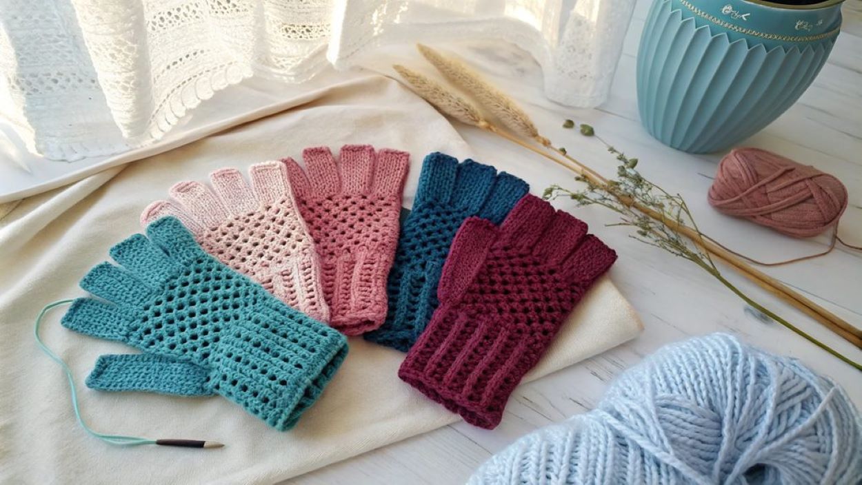 20 Latest Crochet Fingerless Gloves Ideas To Try In 2025!