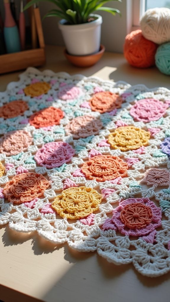 crochet corner afghan pattern