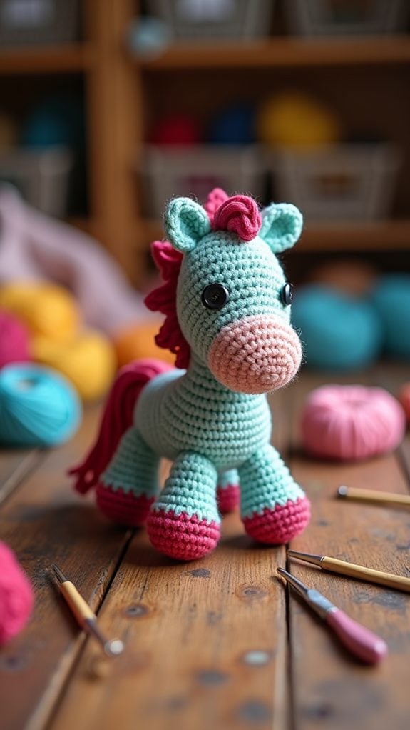 crochet horse decoration pattern