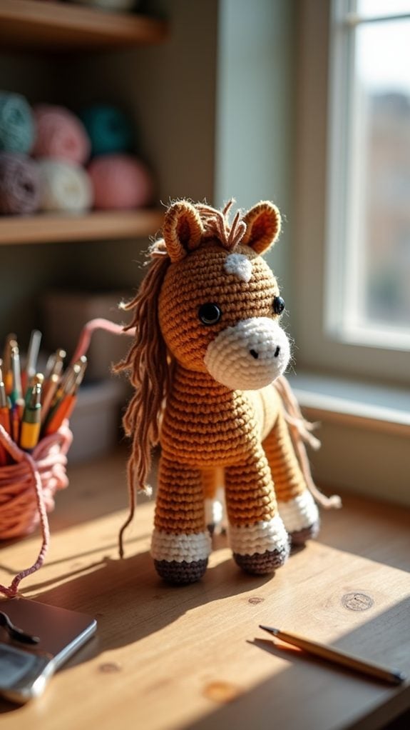 crochet horse pattern instructions