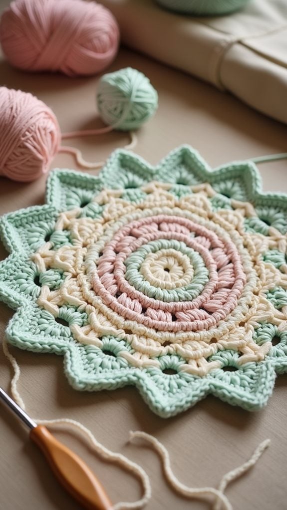 crochet shell stitch cloth