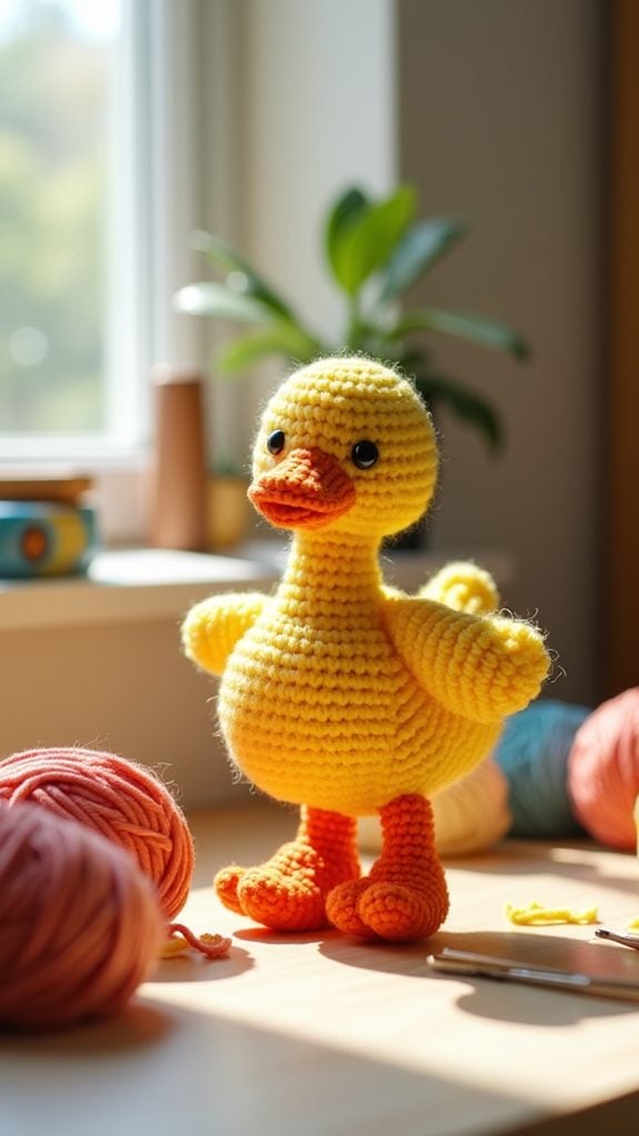 crocheted duck toy pattern