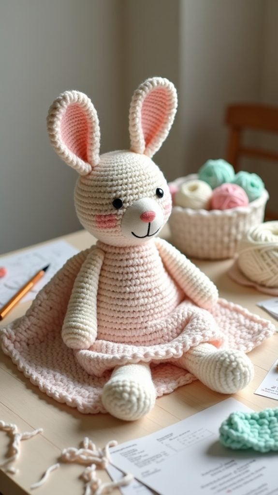 cuddly rabbit comfort item