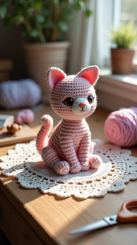 cute feline fabric designs