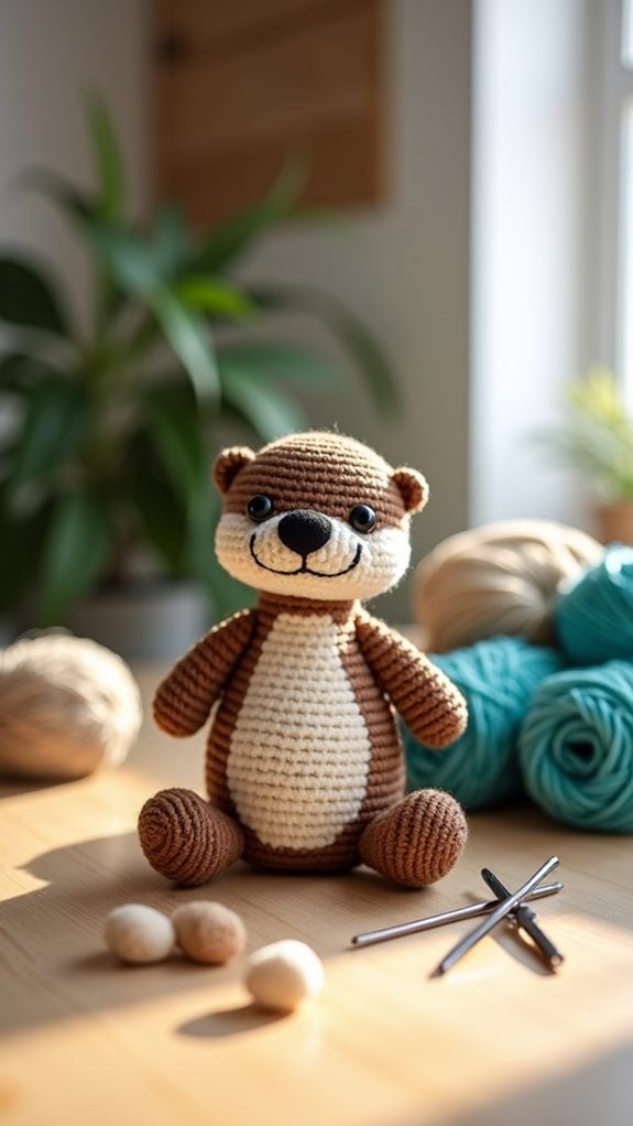 cute otter crochet guide