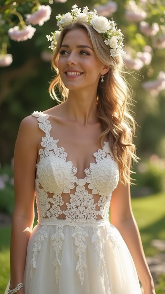 detailed crochet design work