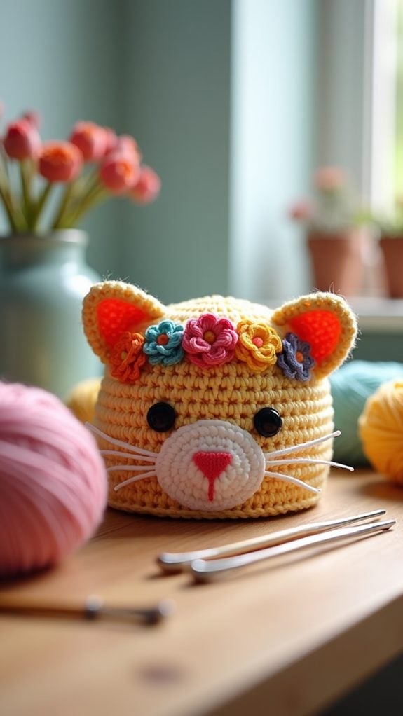 enchanting floral headpiece design