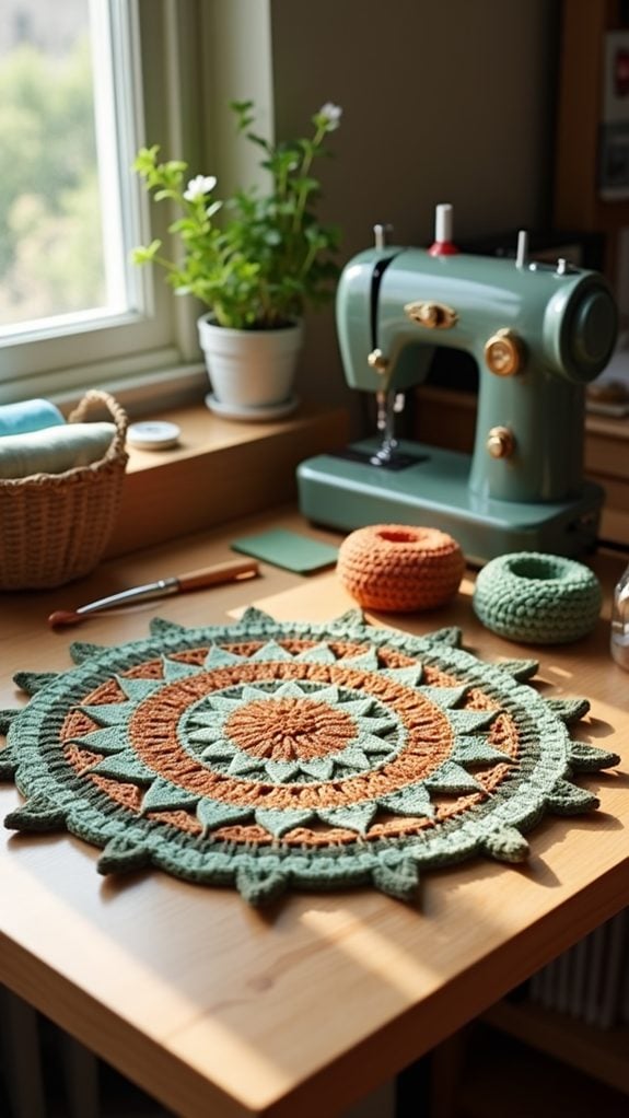 enchanting forest circle art