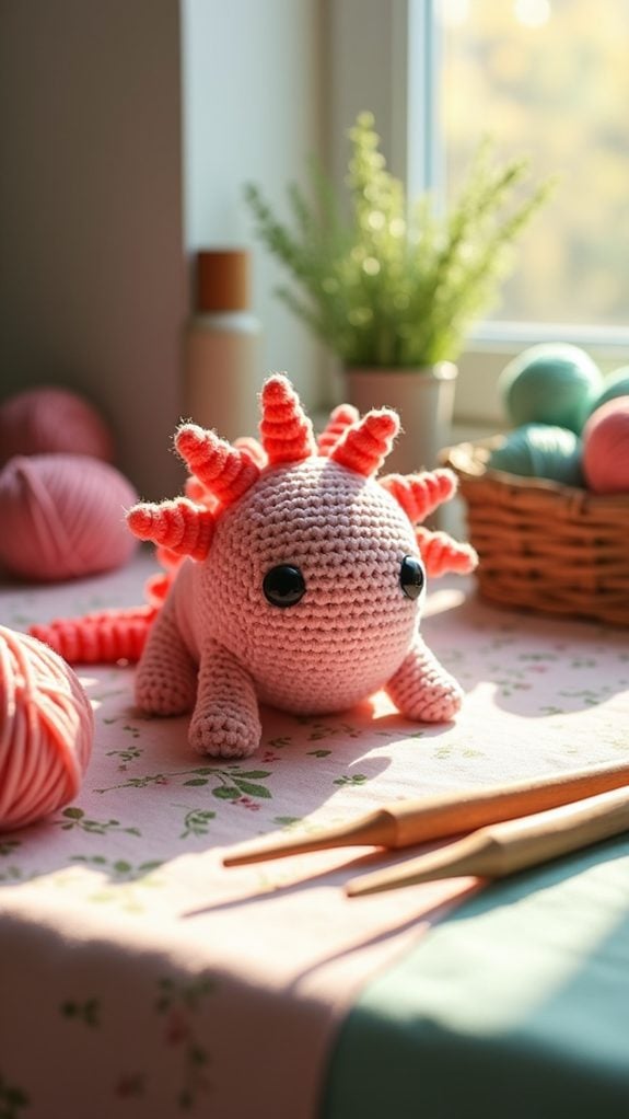 festive axolotl crochet patterns