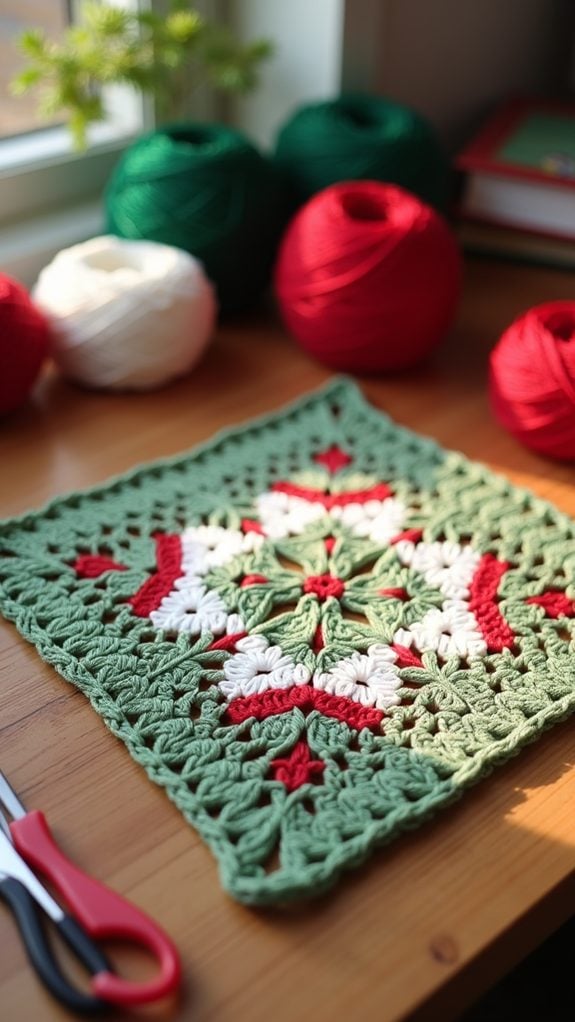 festive kitchen cleaning cloth