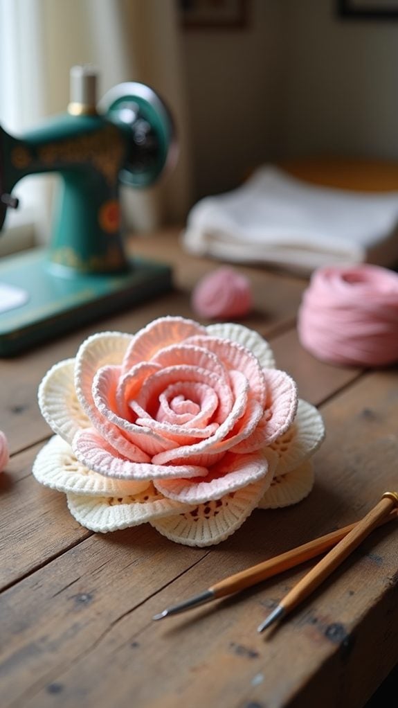 handmade vintage floral design