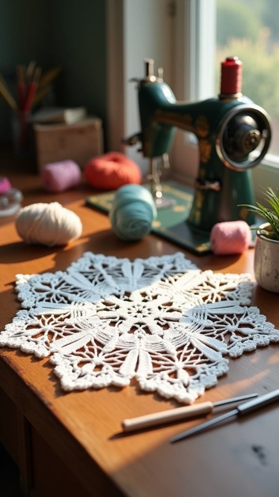 handmade winter decor piece