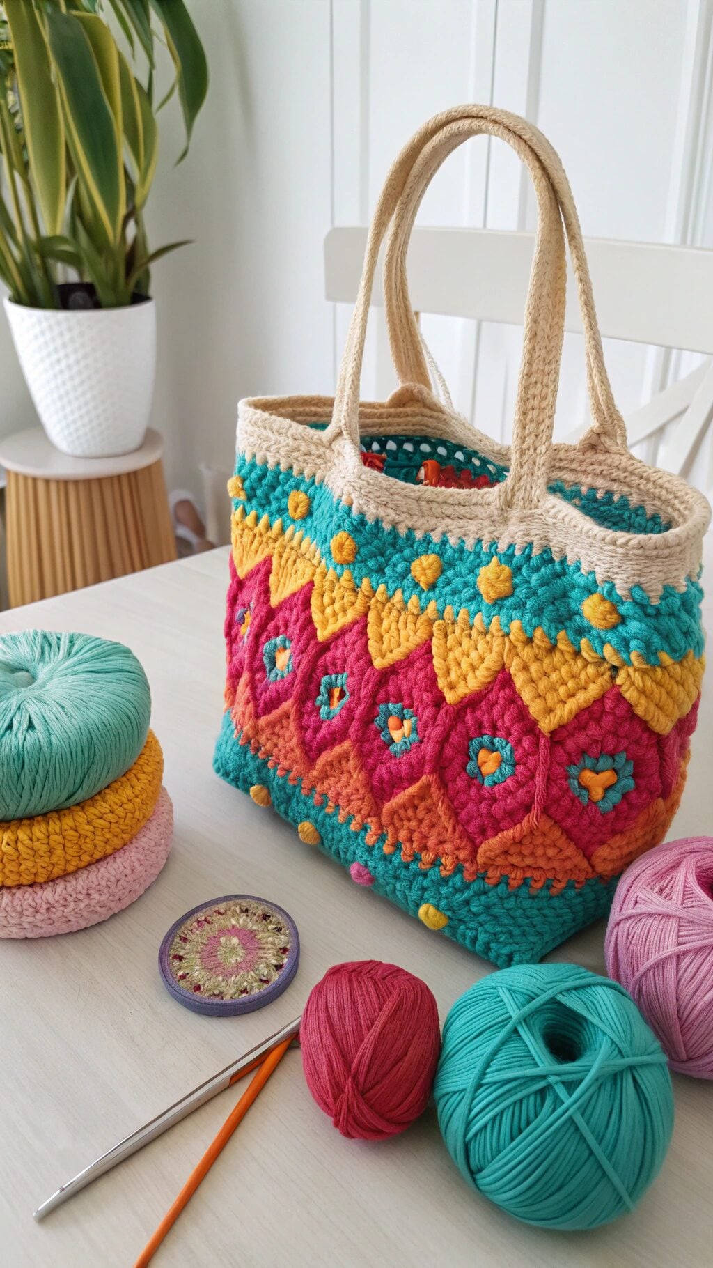 Colorful Beach Bag