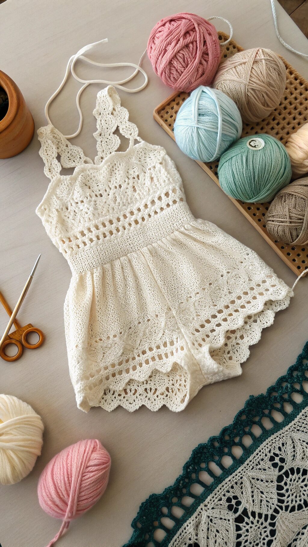 Sophisticated Lace Detail Romper