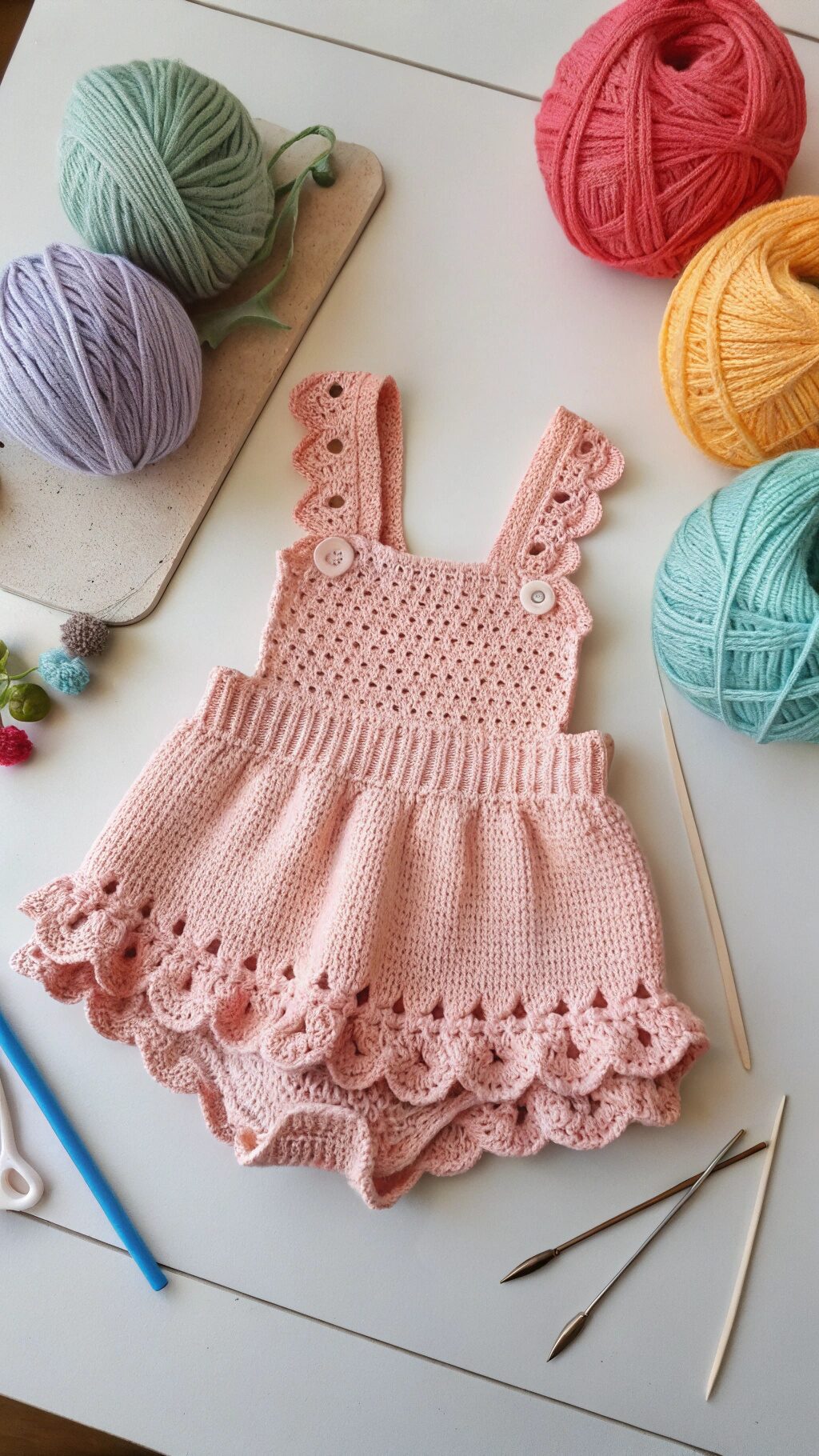 Playful Ruffle Hem Romper