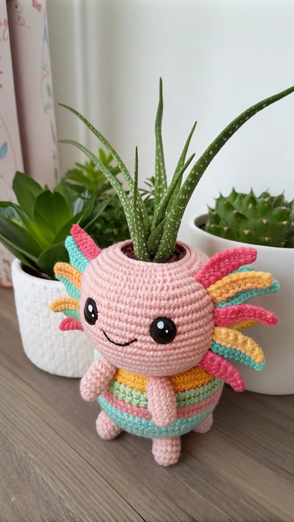 Axolotl Plant Holder