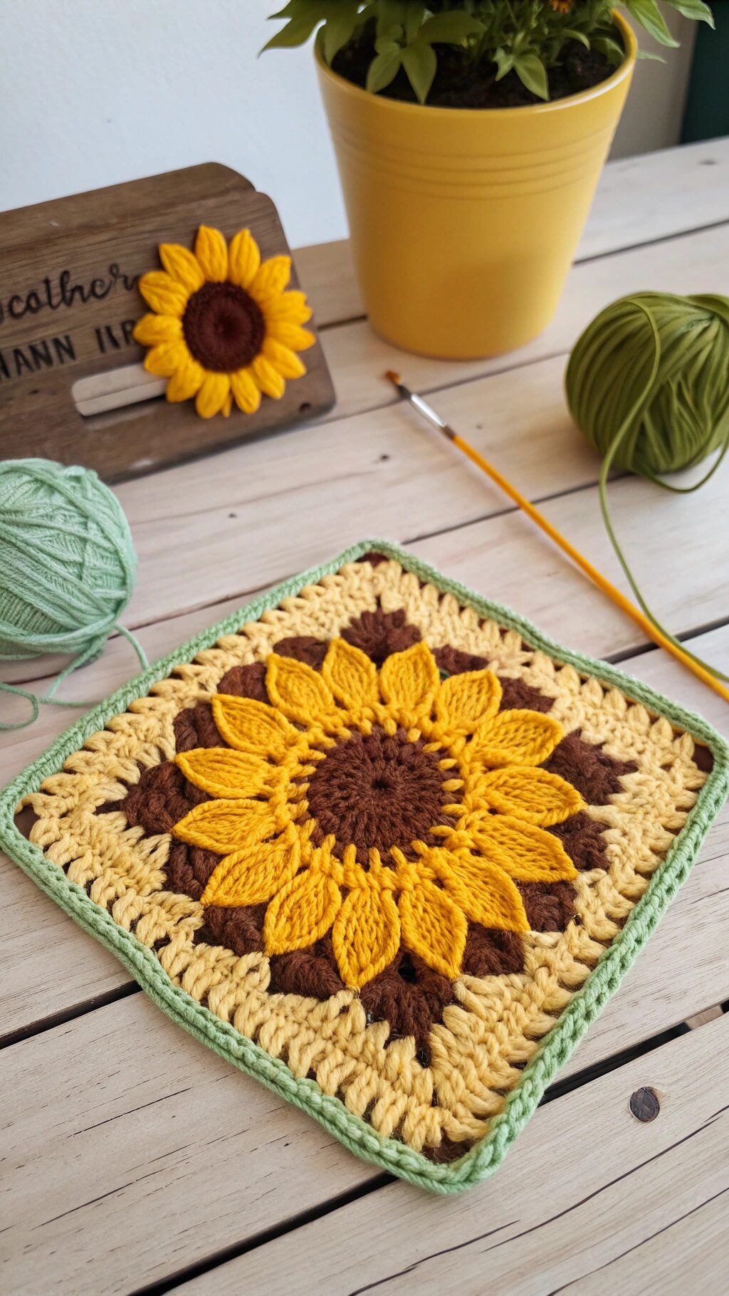 Sunflower Patchwork Design