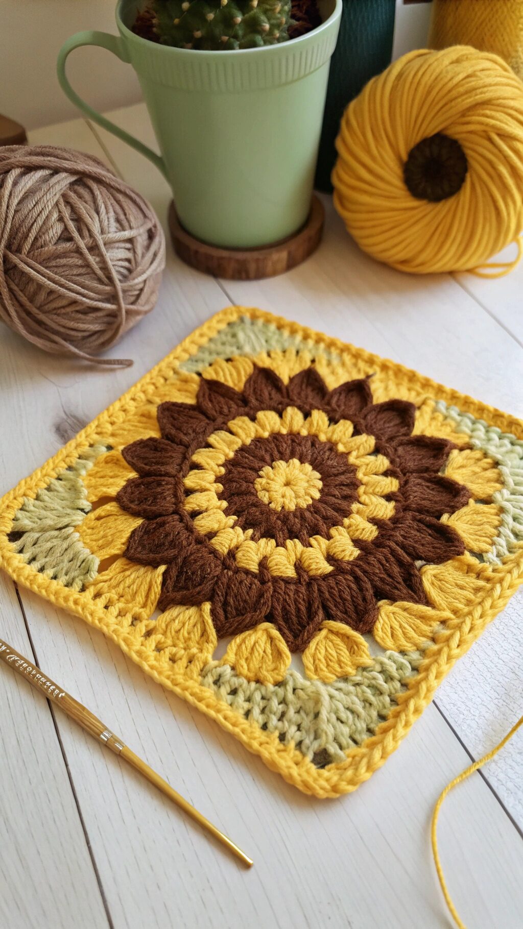 Layered Sunflower Patterns