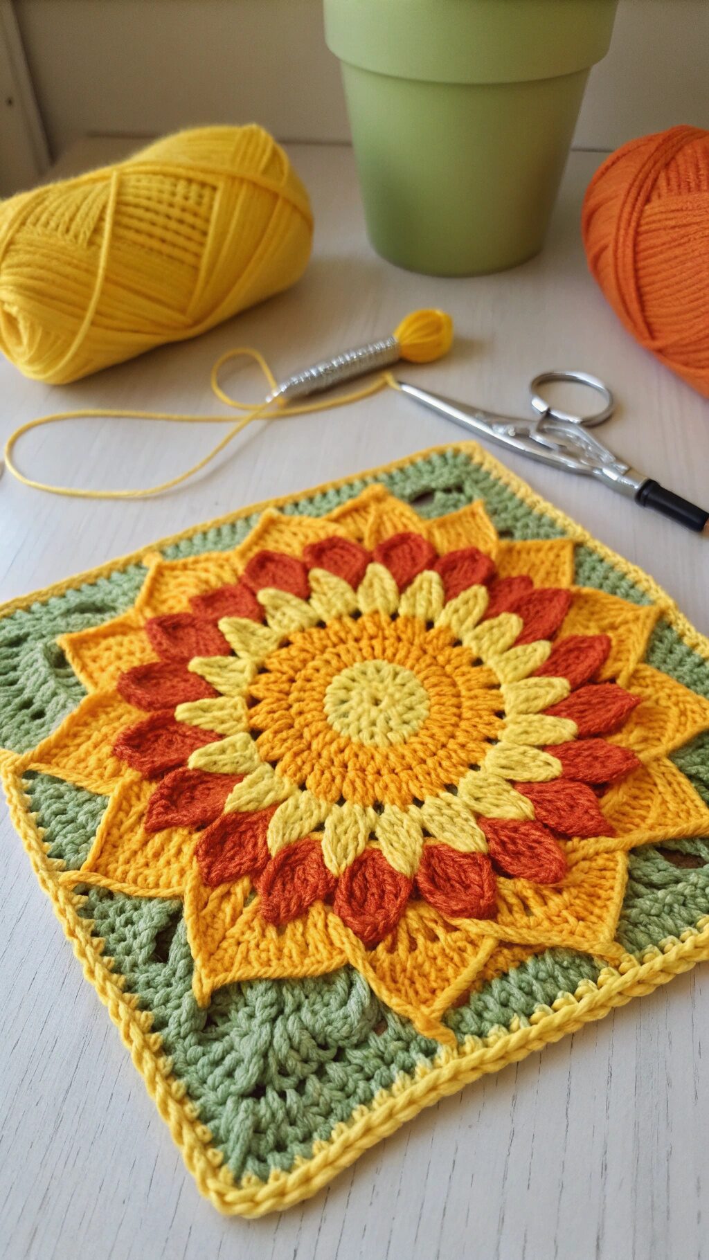 Sunflower Burst Design