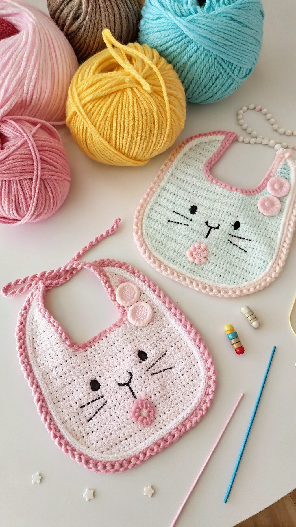Cute Crochet Bibs