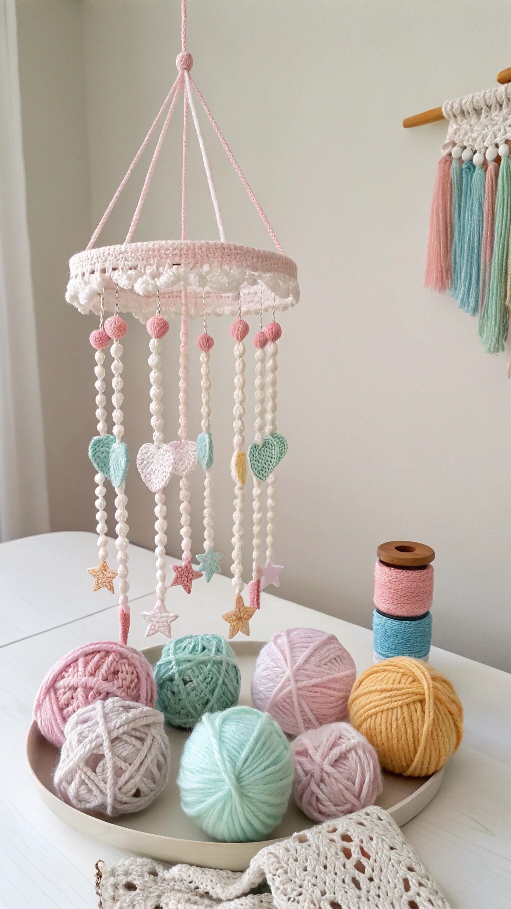 Unique Crochet Baby Mobile