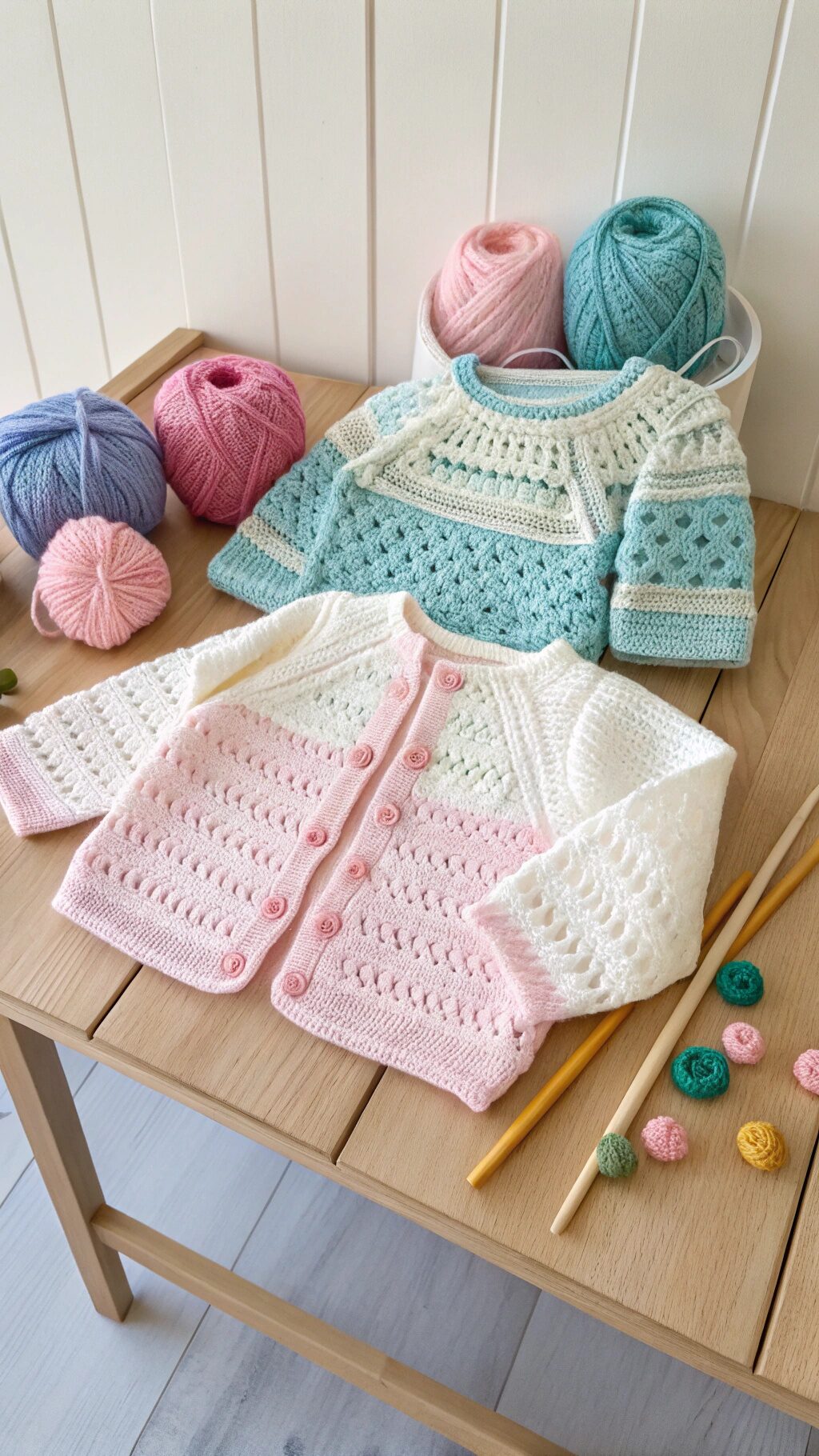 Crochet Baby Cardigans