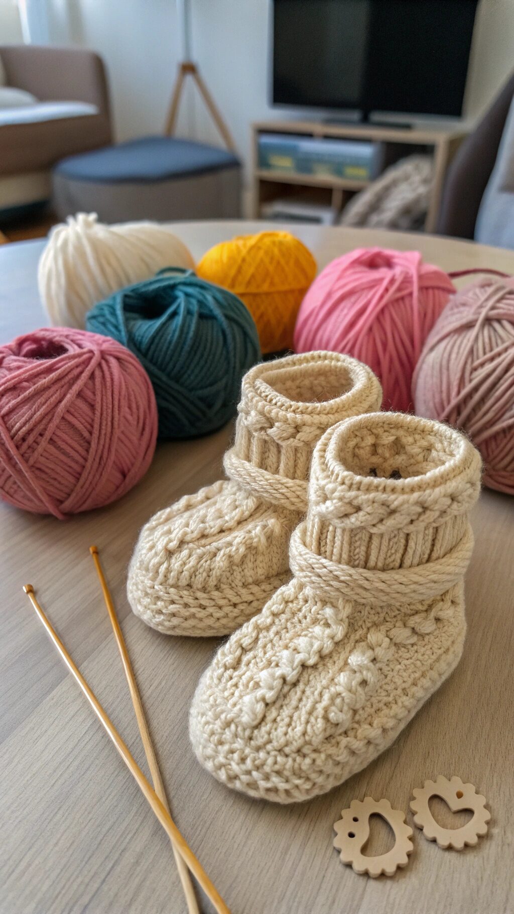 Cozy Cable Knit Booties