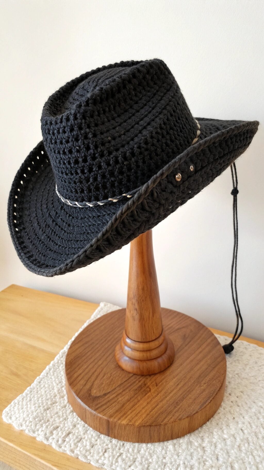 Elegant Black Crochet Style