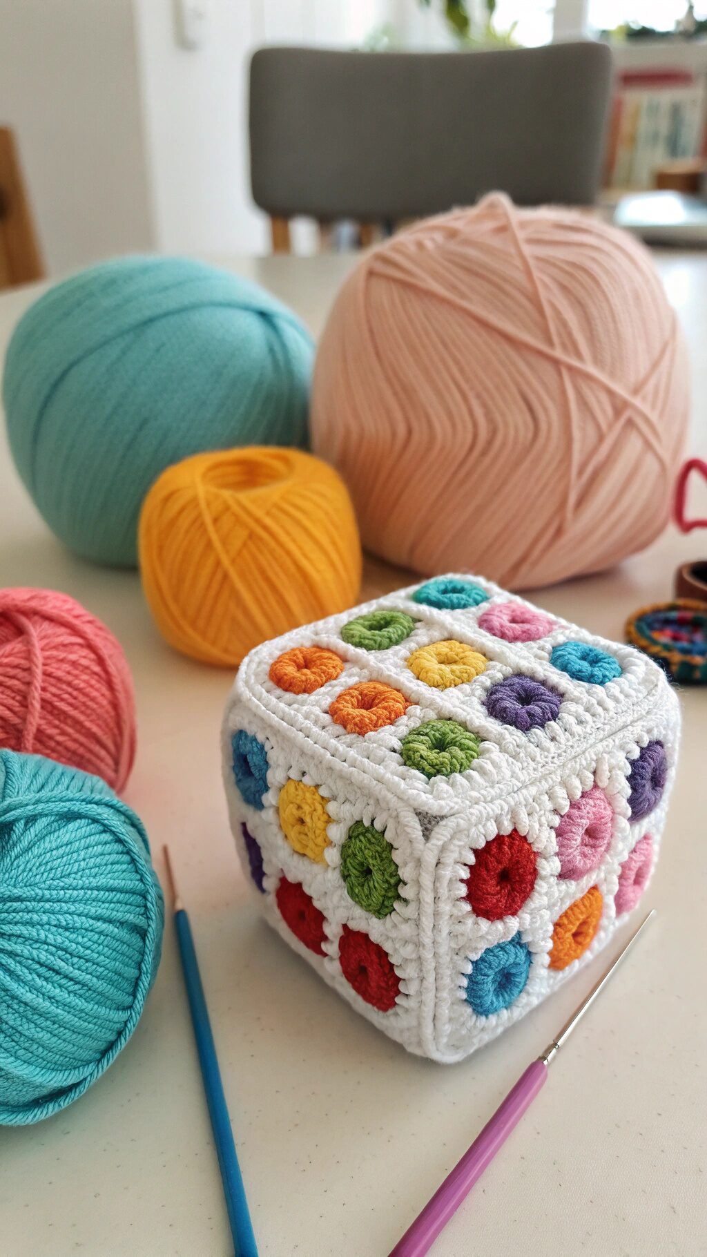 Crochet Fidget Cube