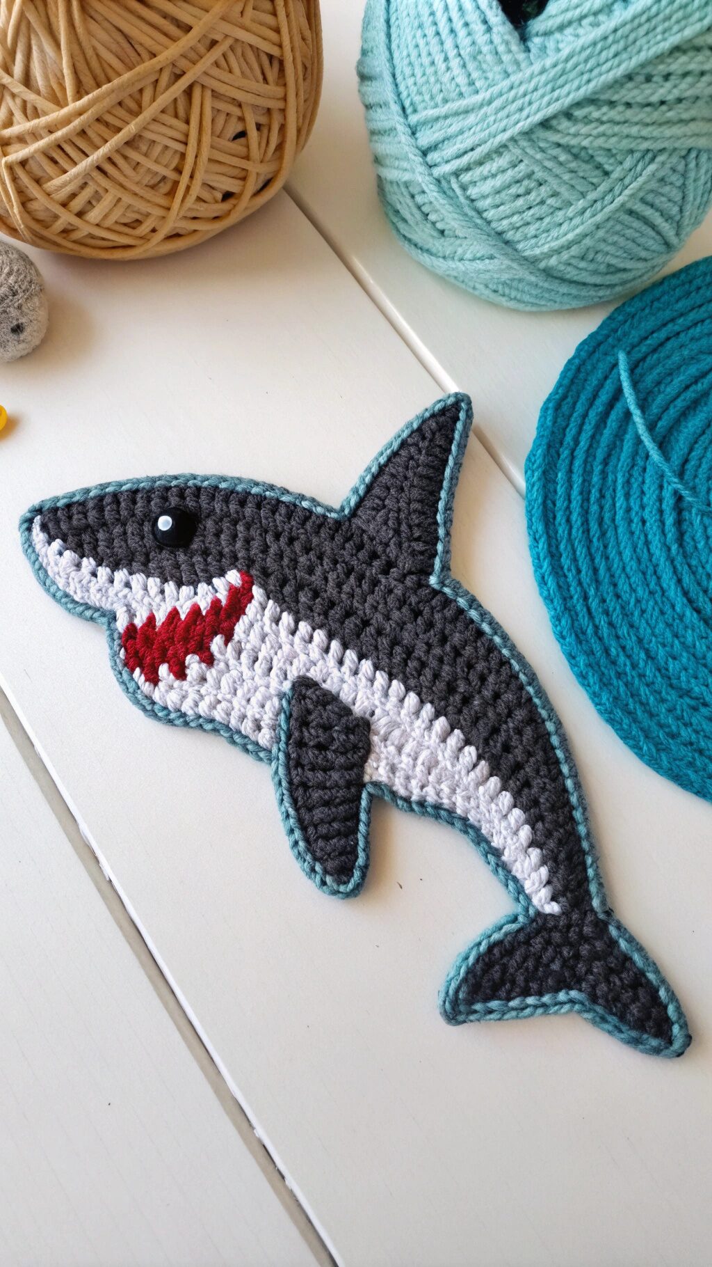 Shark Appliqué for Clothing