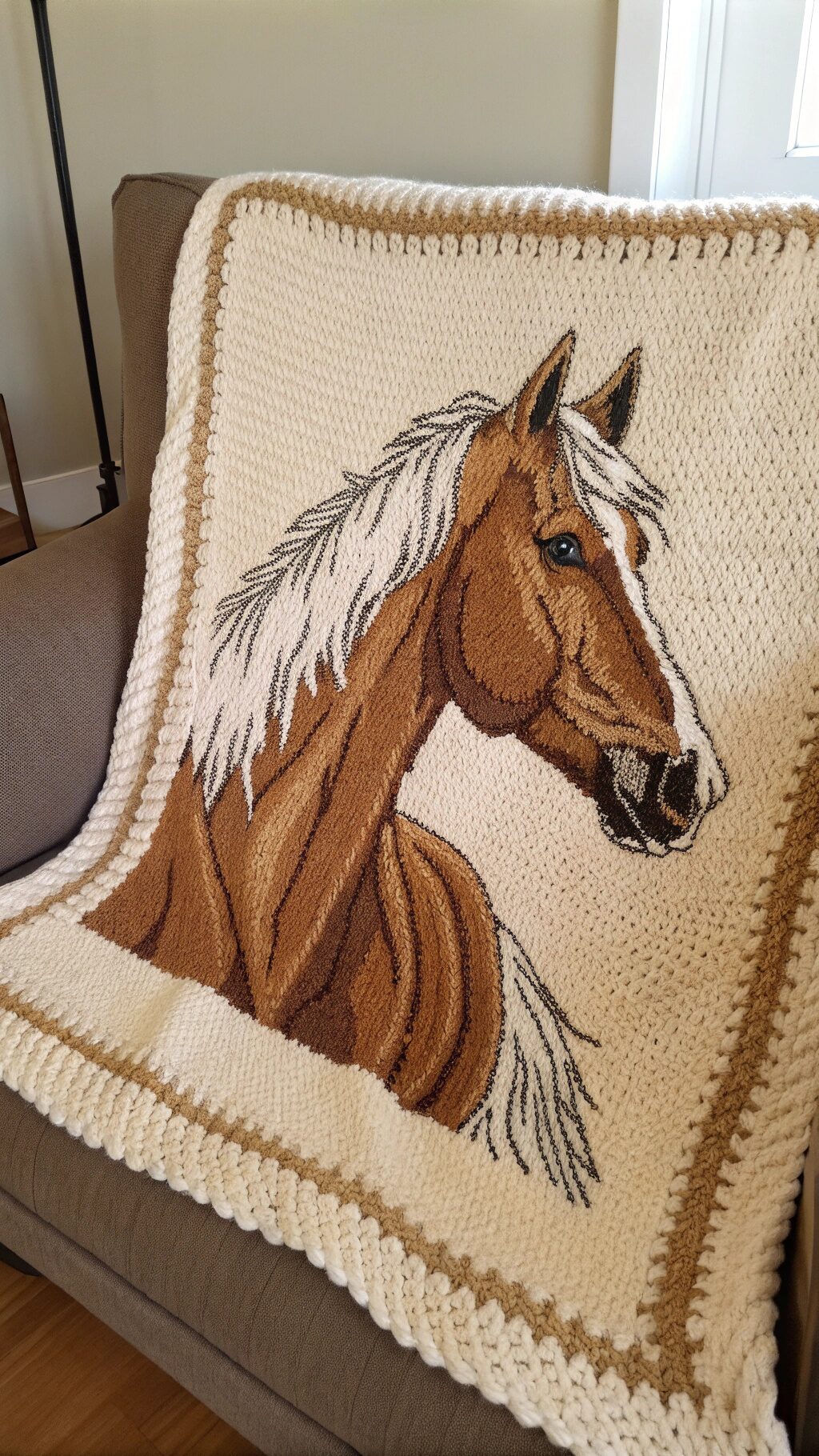 Horse Lovey Security Blanket